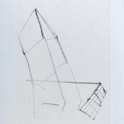 Unterwegs sein I, Zeichnung, 42x30cm, 2010