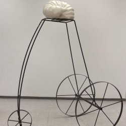  Schneckenmobil "lebensgroß", 178 x 150 x 72 cm, 2023